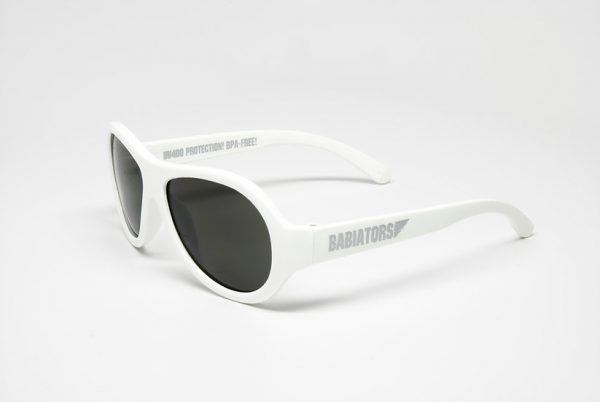 Okulary przeciwsłoneczne Babiators – Zwariowany biały
