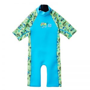 Neoprenowa pianka do pływania dla dzieci UV Combie – green gecko
