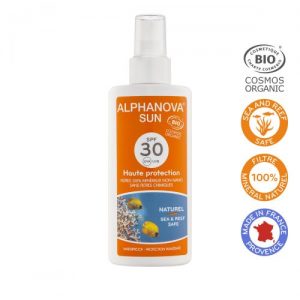 Alphanova Sun Bio Spray Przeciwsłoneczny, filtr SPF30, 125g