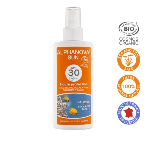 Alphanova Sun Bio Spray Przeciwsłoneczny, filtr SPF30, 125g