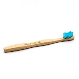 Humble Brush, Bambusowa szczoteczka do zębów dla dzieci- UltraSoft – niebieska