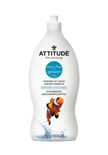 Attitude- Płyn do mycia naczyń, Kwiaty Polne (Wildflowers) 700 ml
